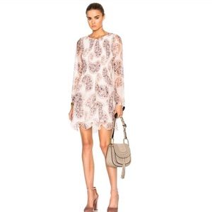See By Chloe Paisley Long Sleeve Dress